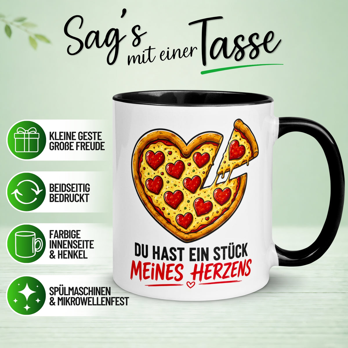 Tasse Liebe – „Ein Stück geklaut“ – Ich liebe Dich Geschenk Partner Jahrestag Valentinstag