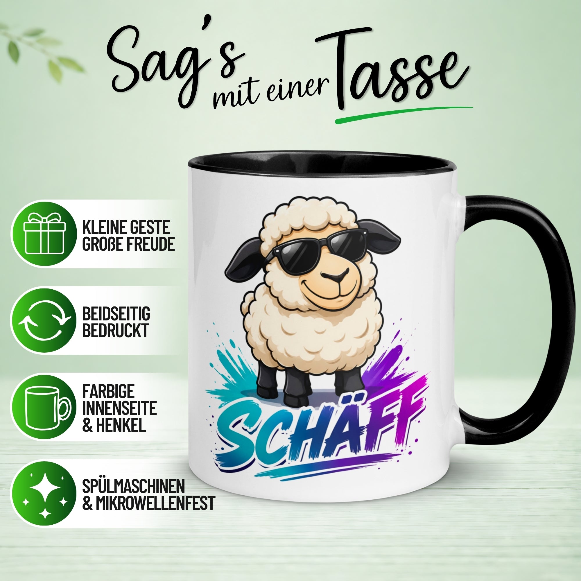 Tasse Chef – „Cooler Schäff“ – Geschenk Bester Chef