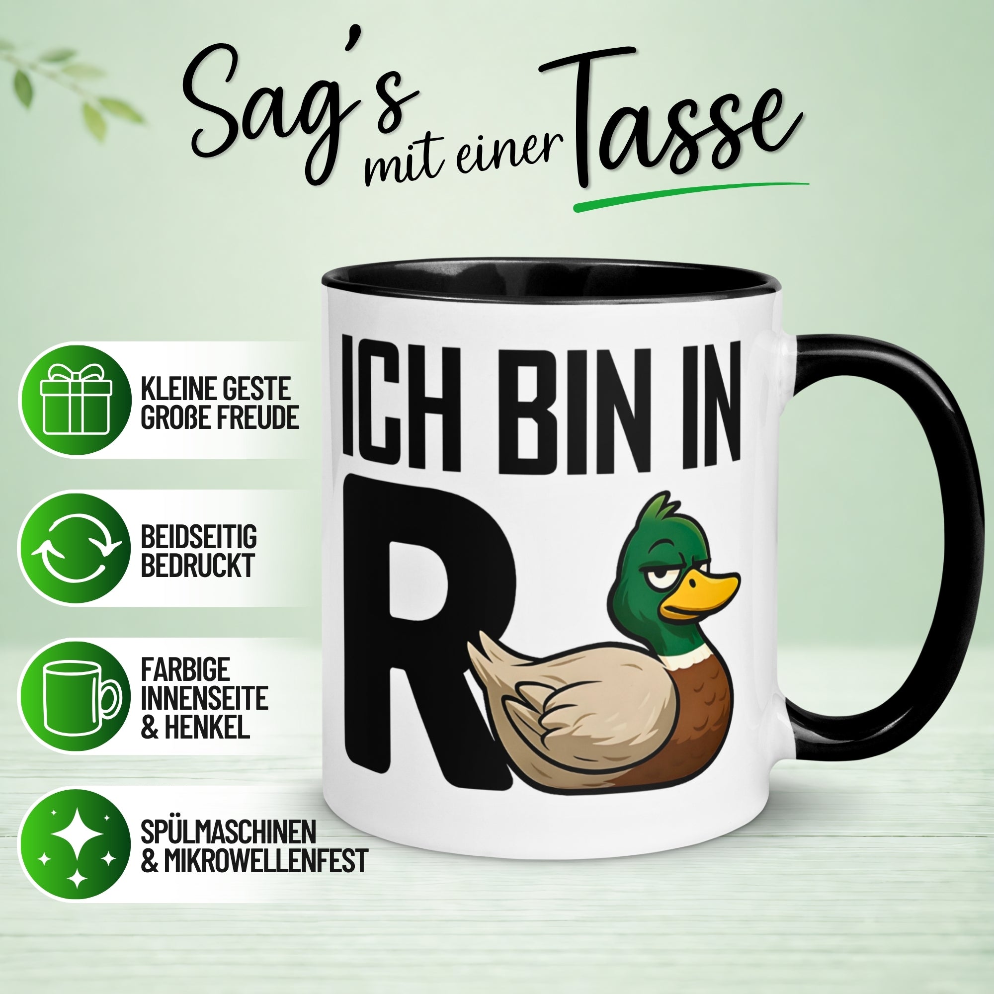 Tasse Rente – „Ich bin in R-Ente“ – Geschenke Becher zum Renteneintritt