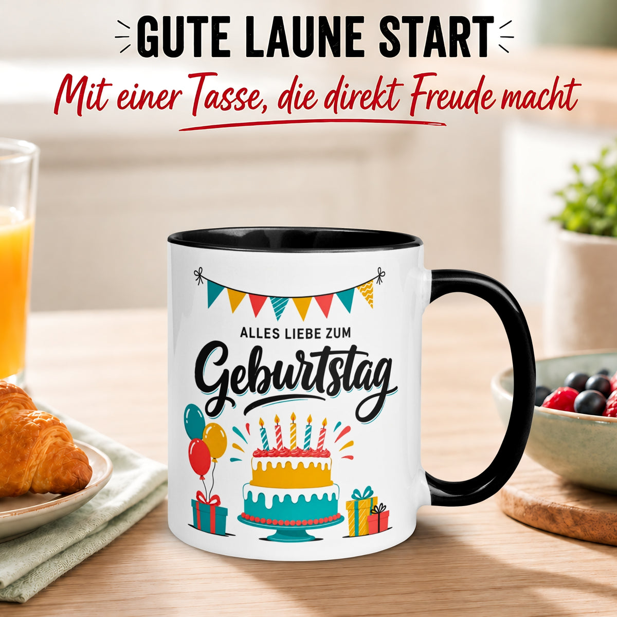 Tasse Geburtstag – „Alles Liebe zum Geburtstag“ – Geburtstagsgeschenk Mann Frau