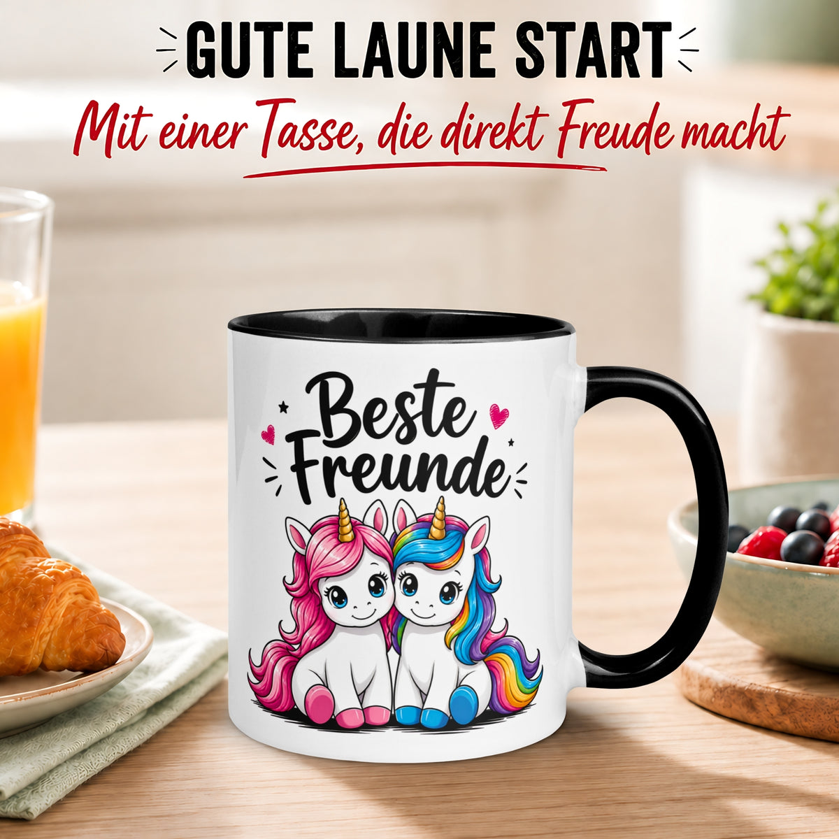 Tasse Freundschaft – „Besties Forever“ – Geschenk Bester Freund Beste Freundin