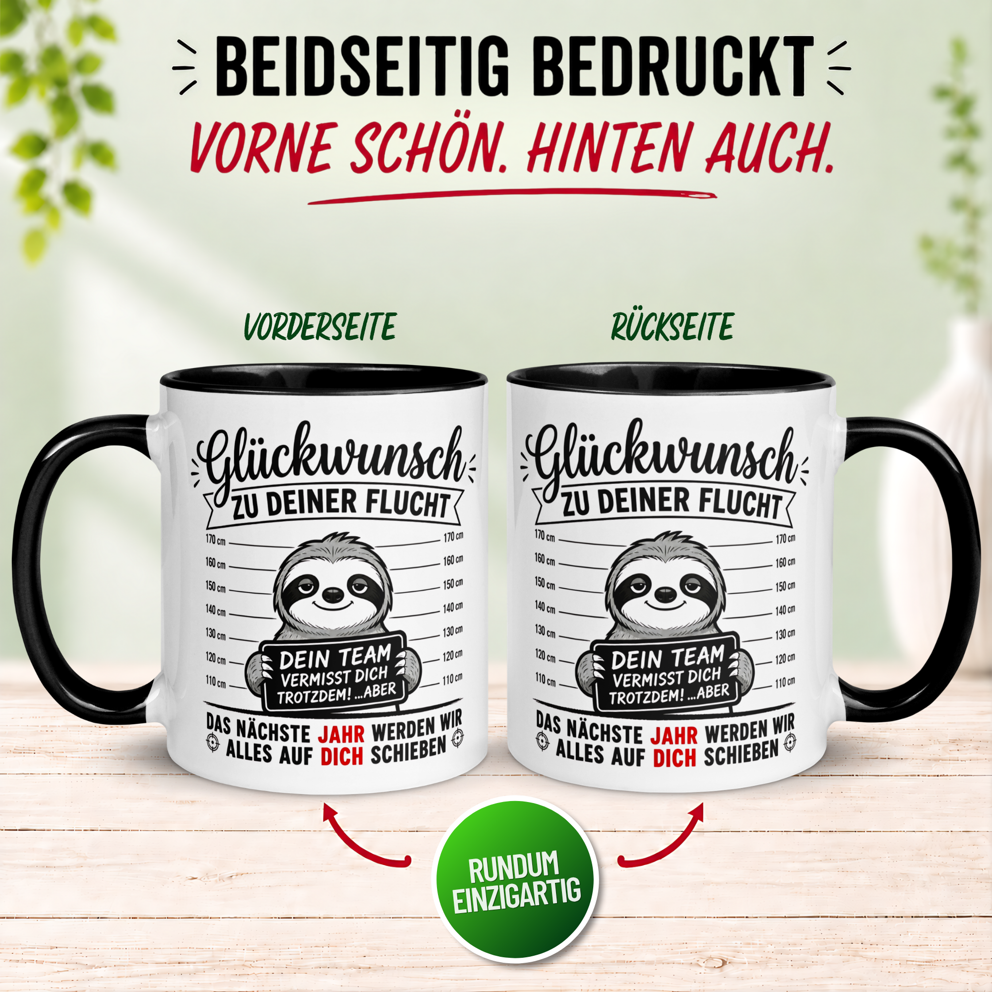 Tasse Abschied – „Dein Team wird dich vermissen“ – Abschiedsgeschenk Kollegen
