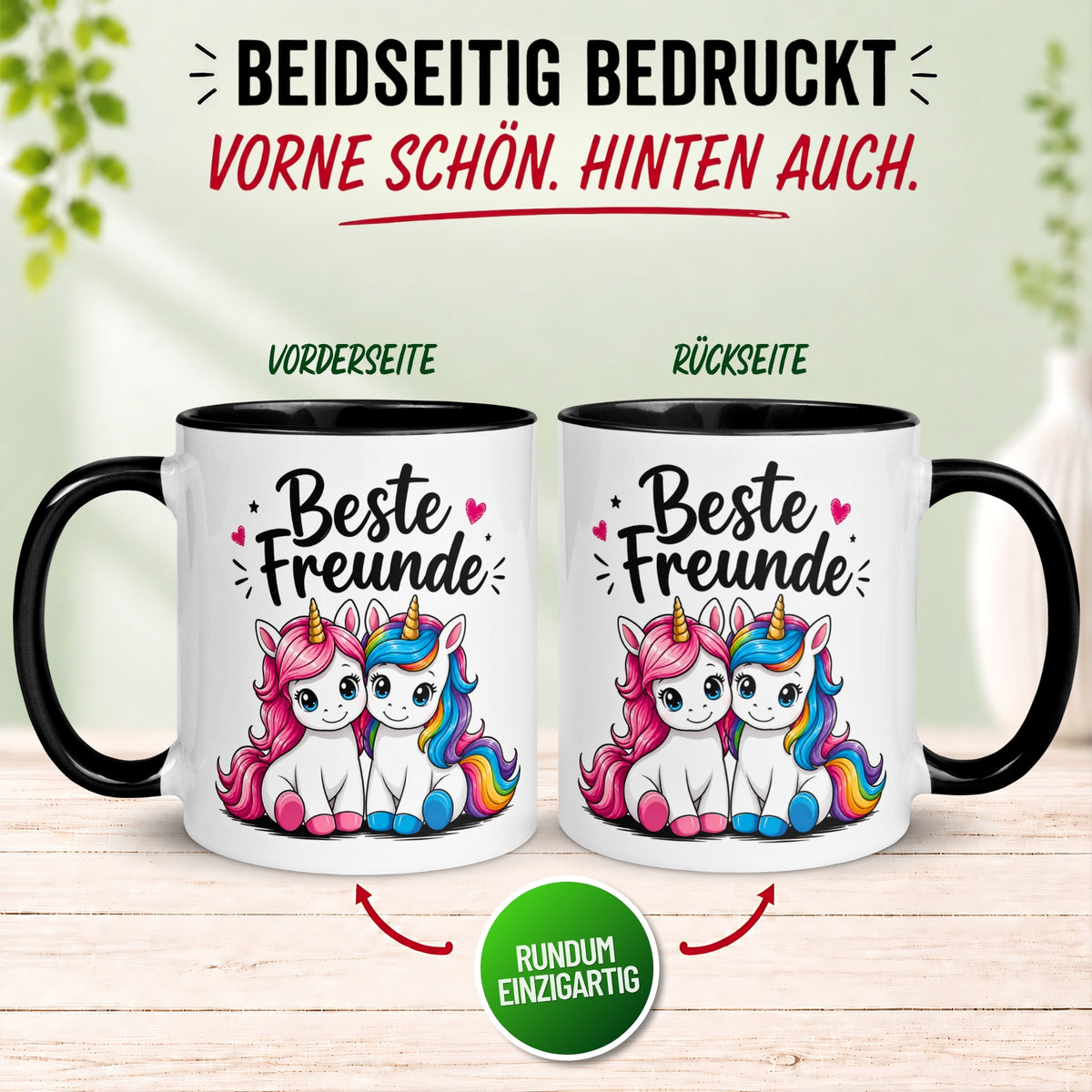 Tasse Freundschaft – „Besties Forever“ – Geschenk Bester Freund Beste Freundin