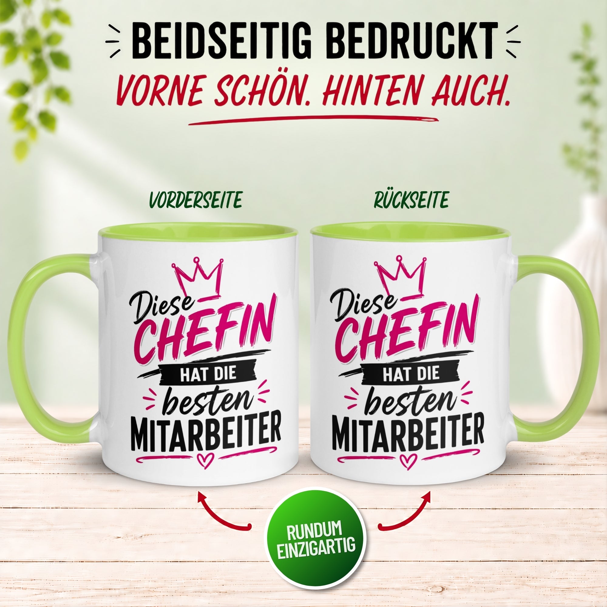 Tasse Chefin – „Diese Chefin hat die besten Mitarbeiter“ – Beste Chefin Geschenk