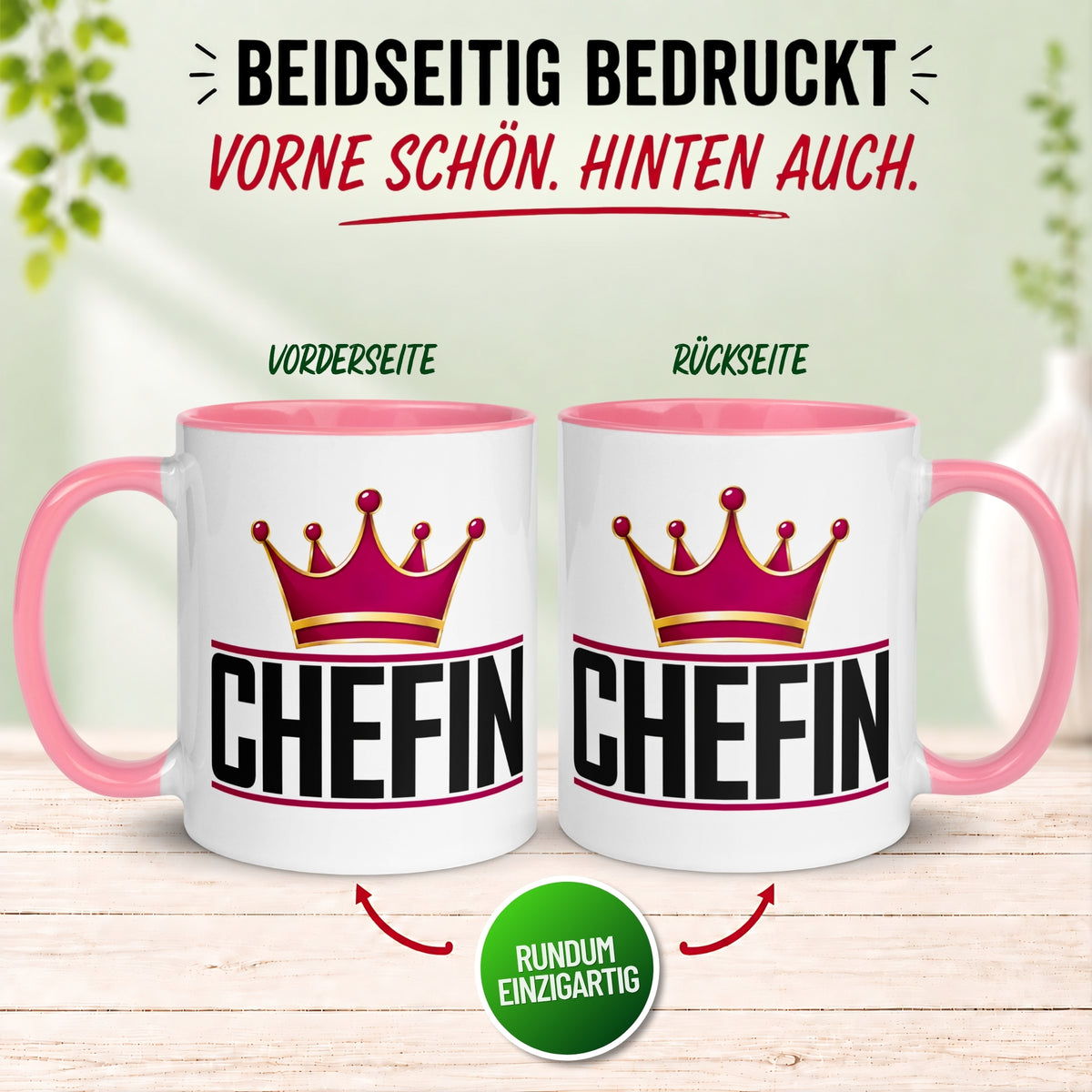 Tasse Chefin – „Die Legende über die Alle reden“ – Abschiedsgeschenk Chefin