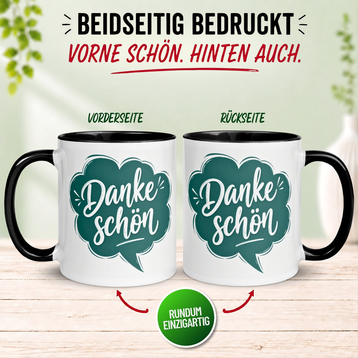 Tasse Danke – „Einfach mal ein Dankeschön“ – Dankeschön Geschenke