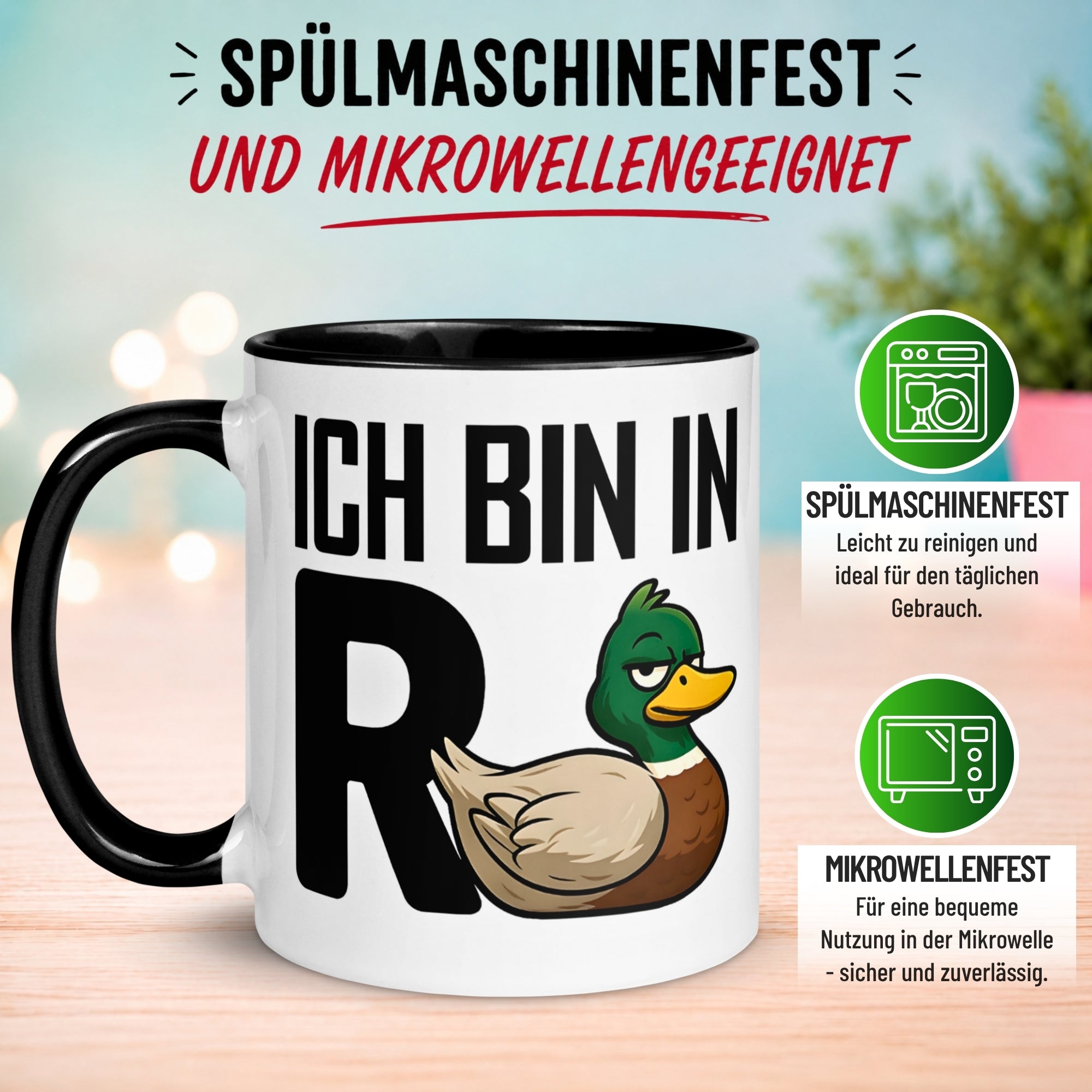 Tasse Rente – „Ich bin in R-Ente“ – Geschenke Becher zum Renteneintritt