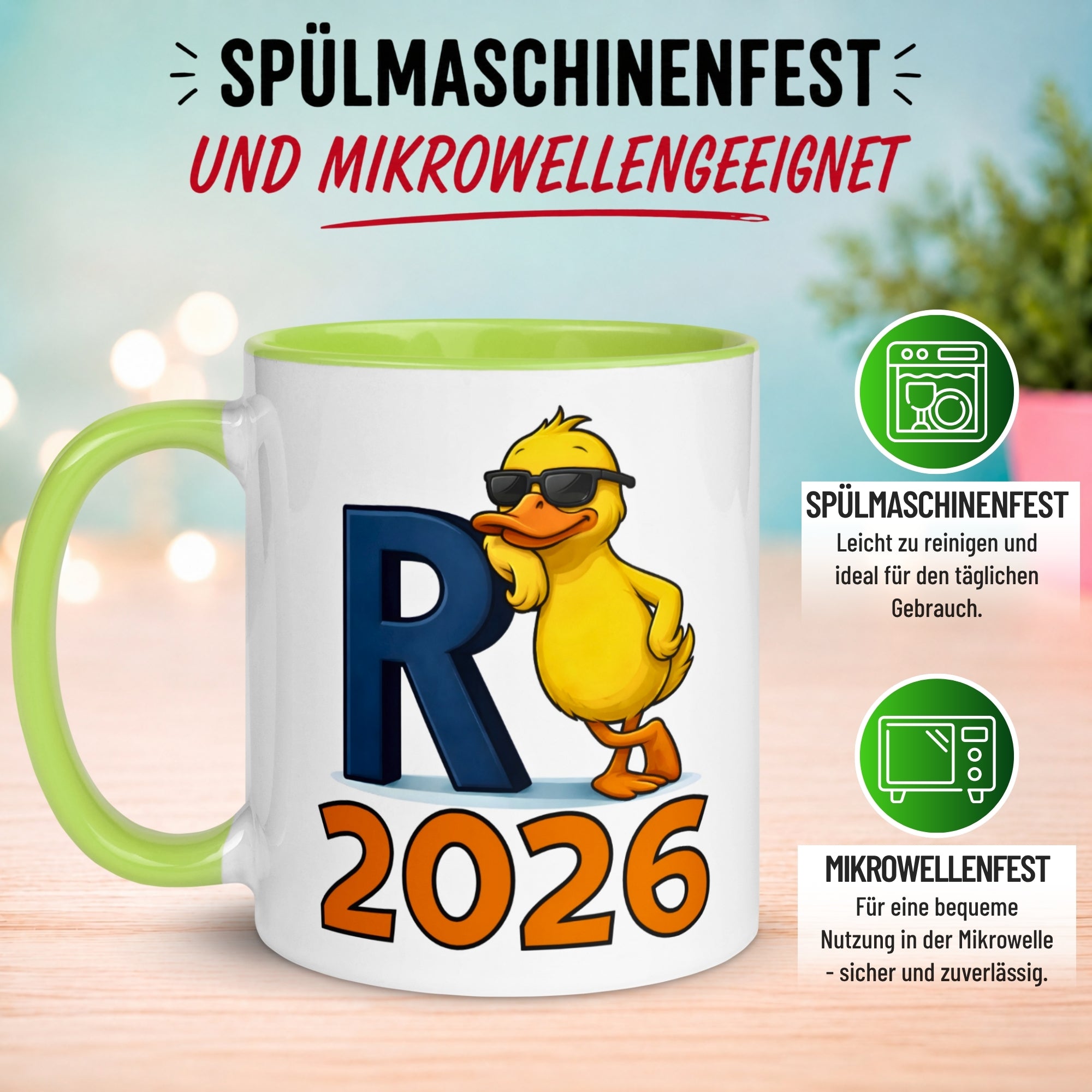Tasse Rente – „R steht für Rente“ – Renteneintritt Geschenk Mann Frau