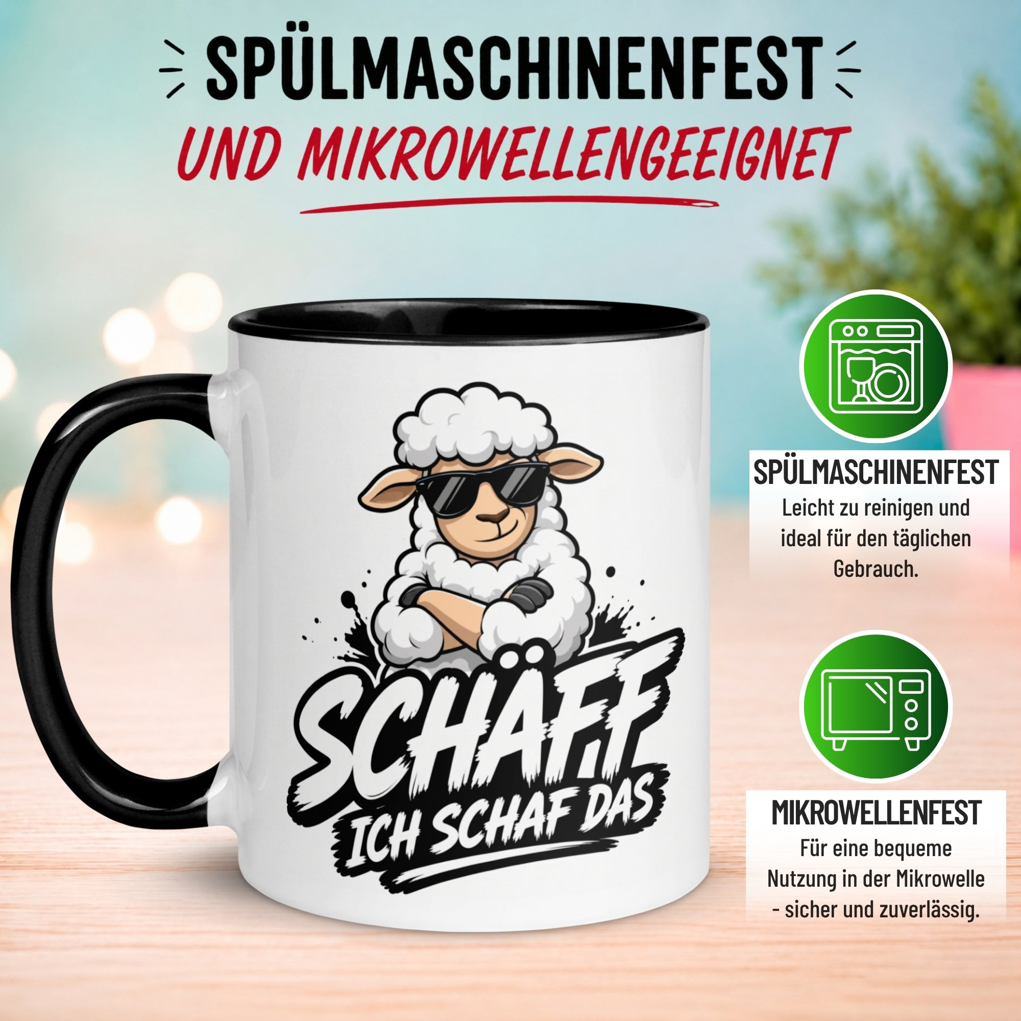 Tasse Chef – „Schäff - Ich Schaf das“ – Geschenk Bester Chef