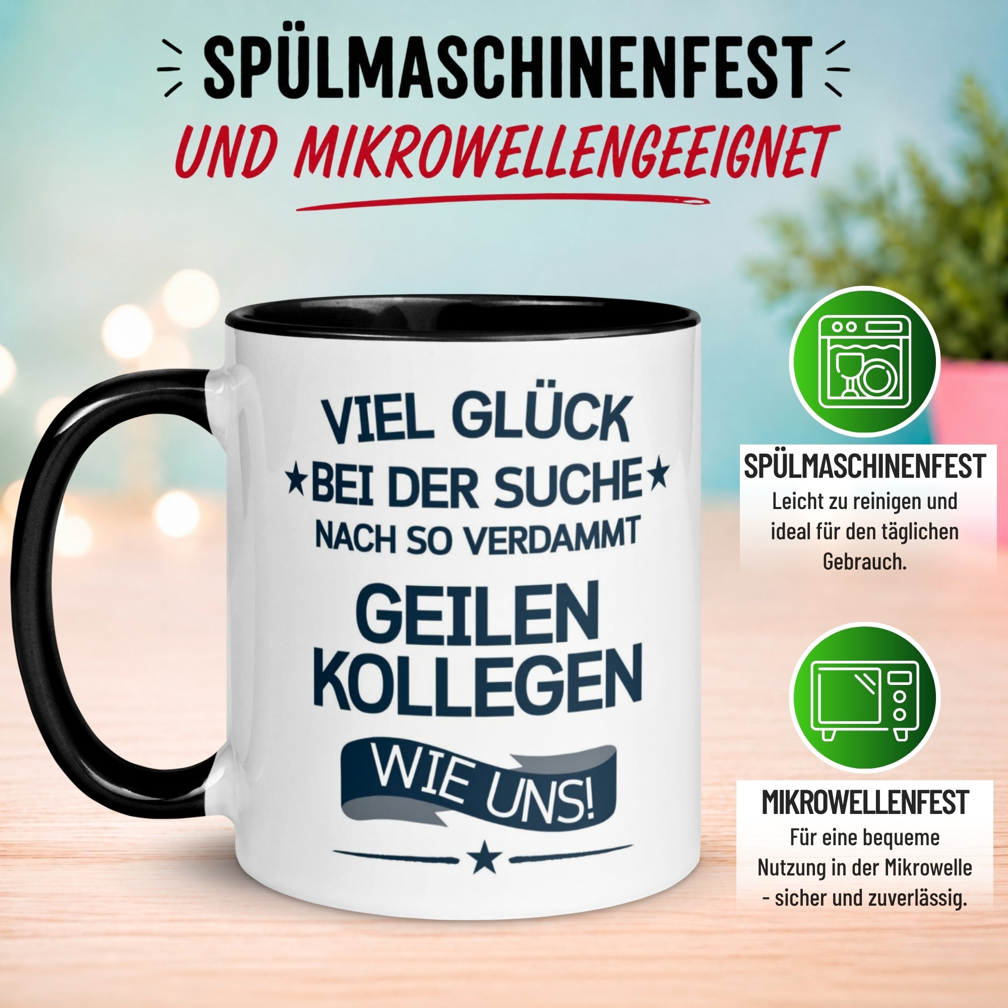 Tasse Abschied – „So geile Kollegen wie uns“ – Abschiedsgeschenk Kollegin/Kollegen