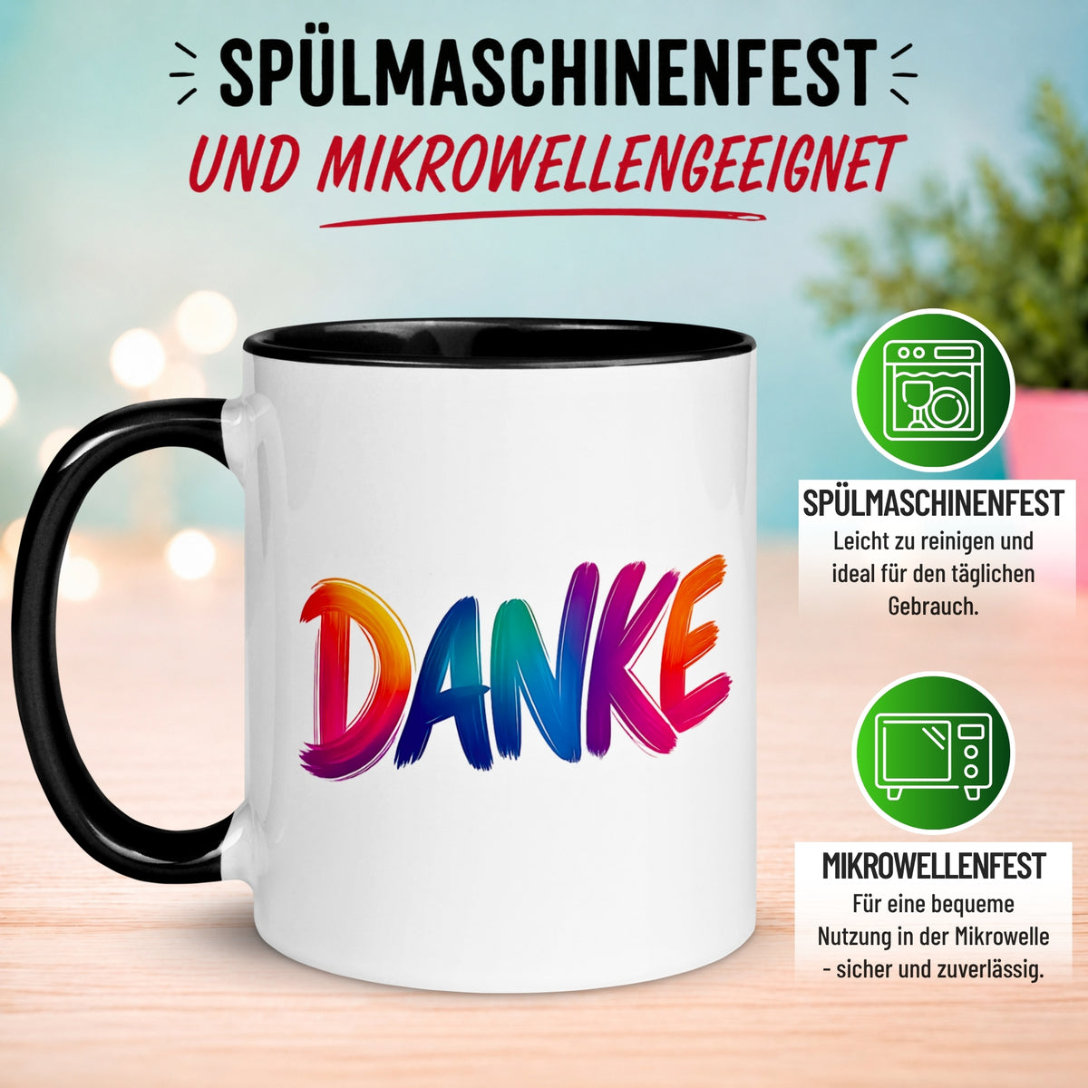 Tasse Danke – „Ein großes DANKE“ – Dankeschön Geschenke Team/Kollegen/Kollegin