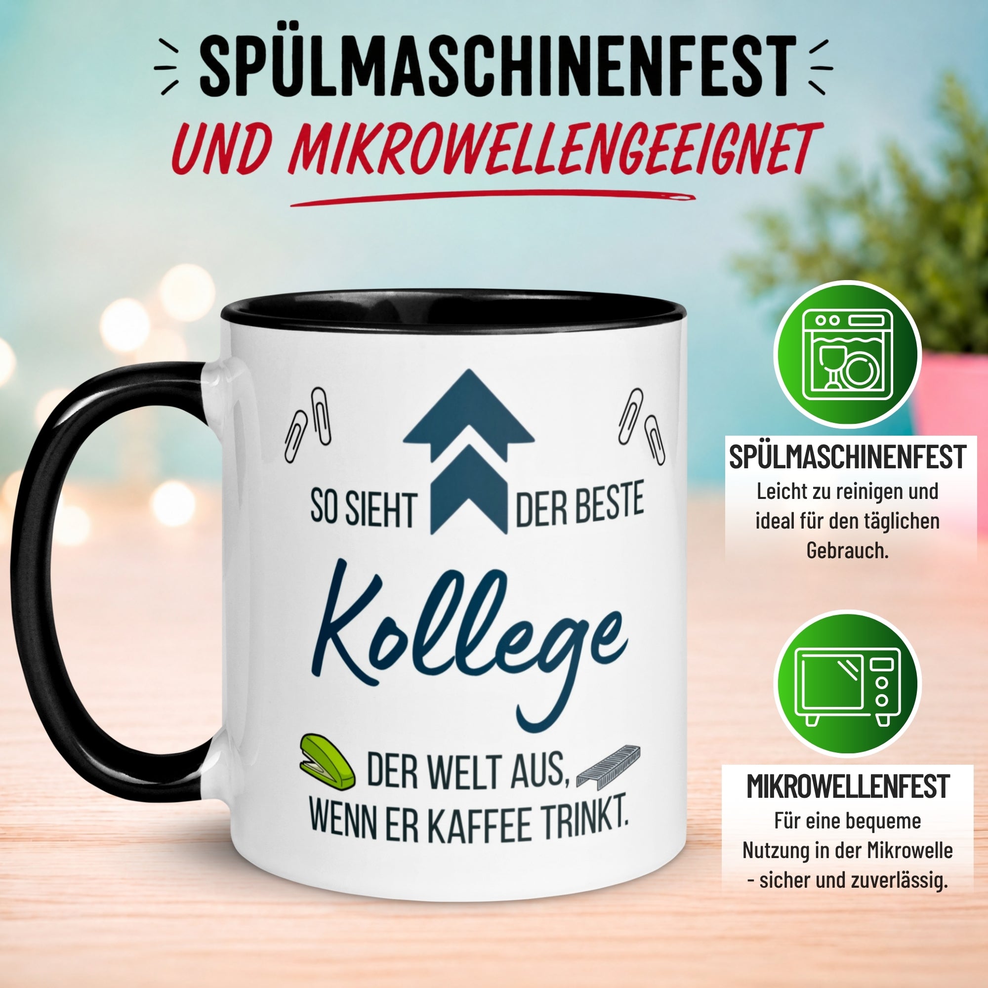 Tasse Kollege – „So sieht der beste Kollege“ – Geschenk Bester Arbeitskollege