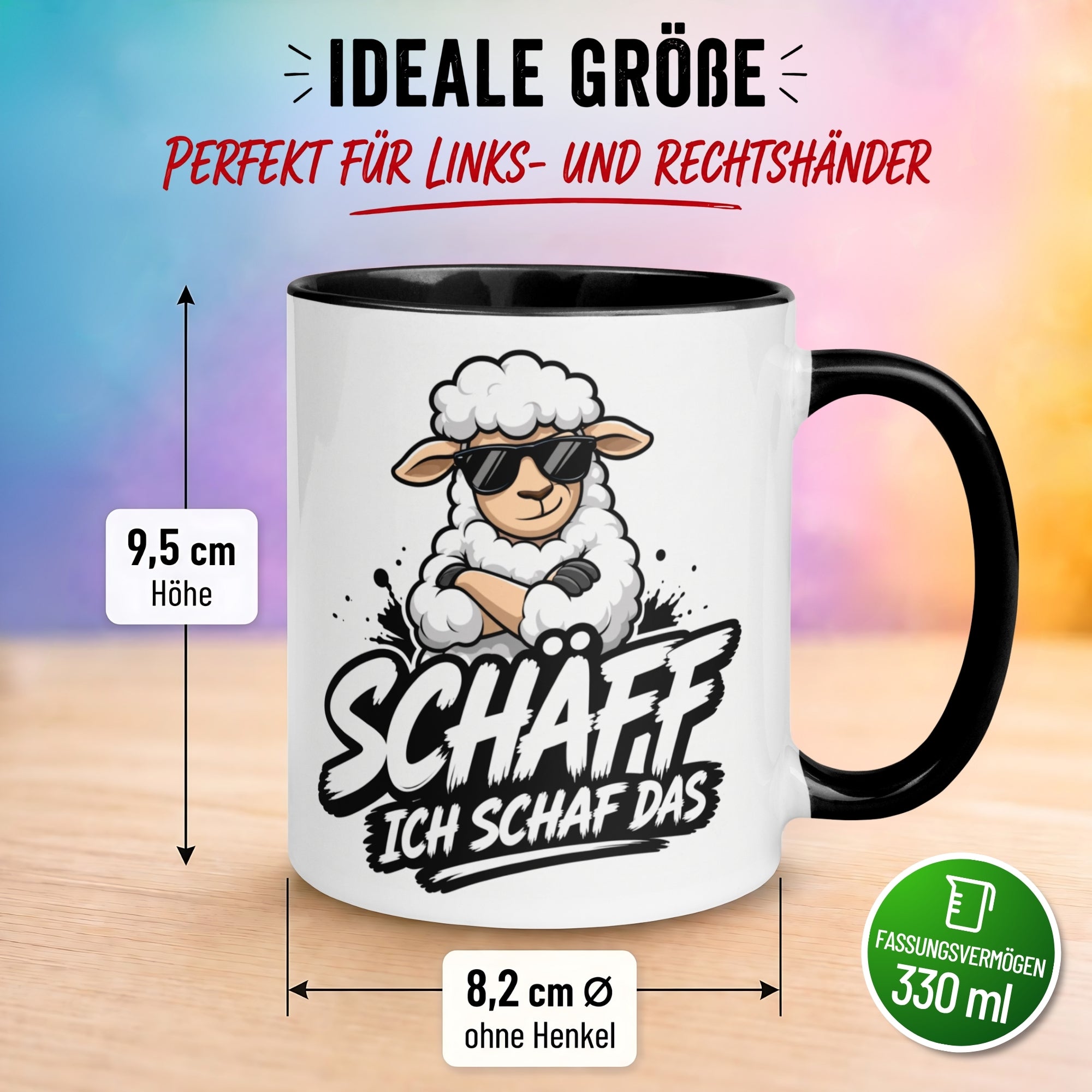 Tasse Chef – „Schäff - Ich Schaf das“ – Geschenk Bester Chef