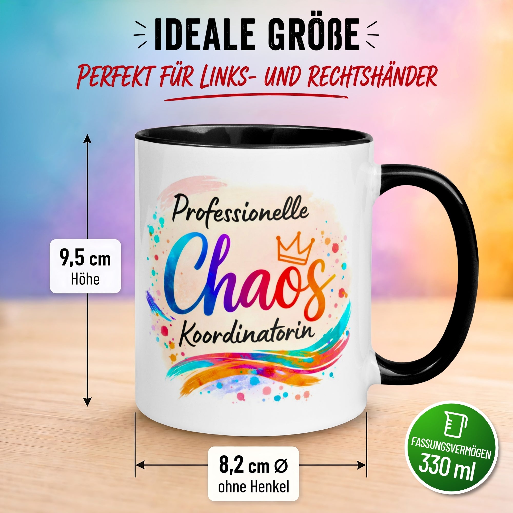 Tasse Chefin – „Professionelle Chaos Koordinatorin“ – Geschenk Beste Chefin