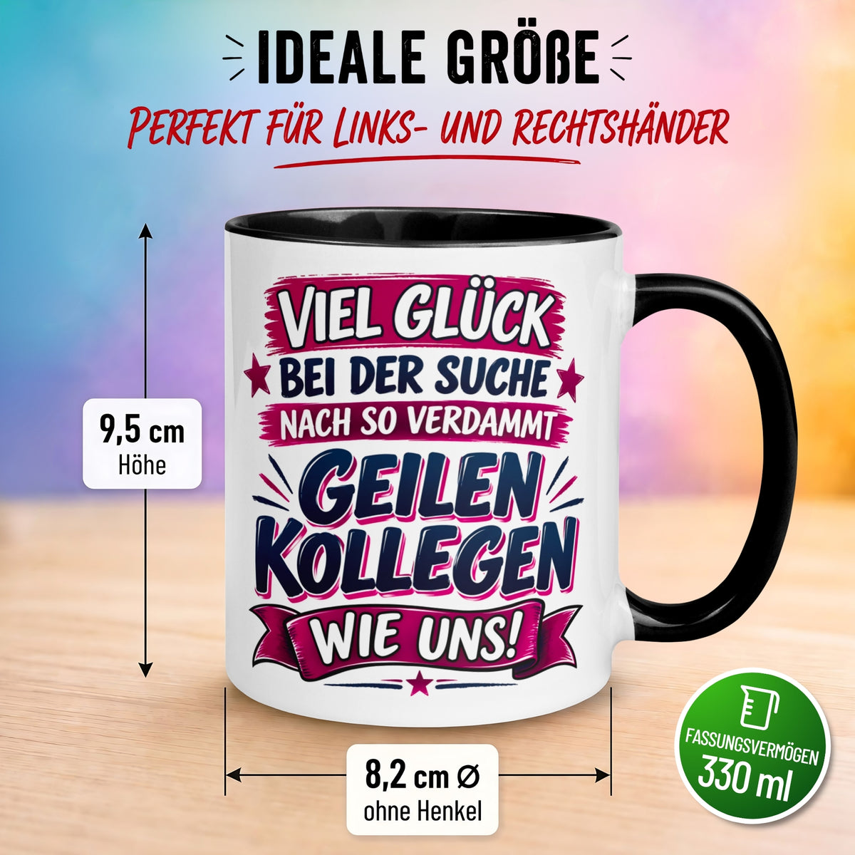 Tasse Abschied – „Wir waren mit Abstand die Besten“ – Abschiedsgeschenk Kollegen