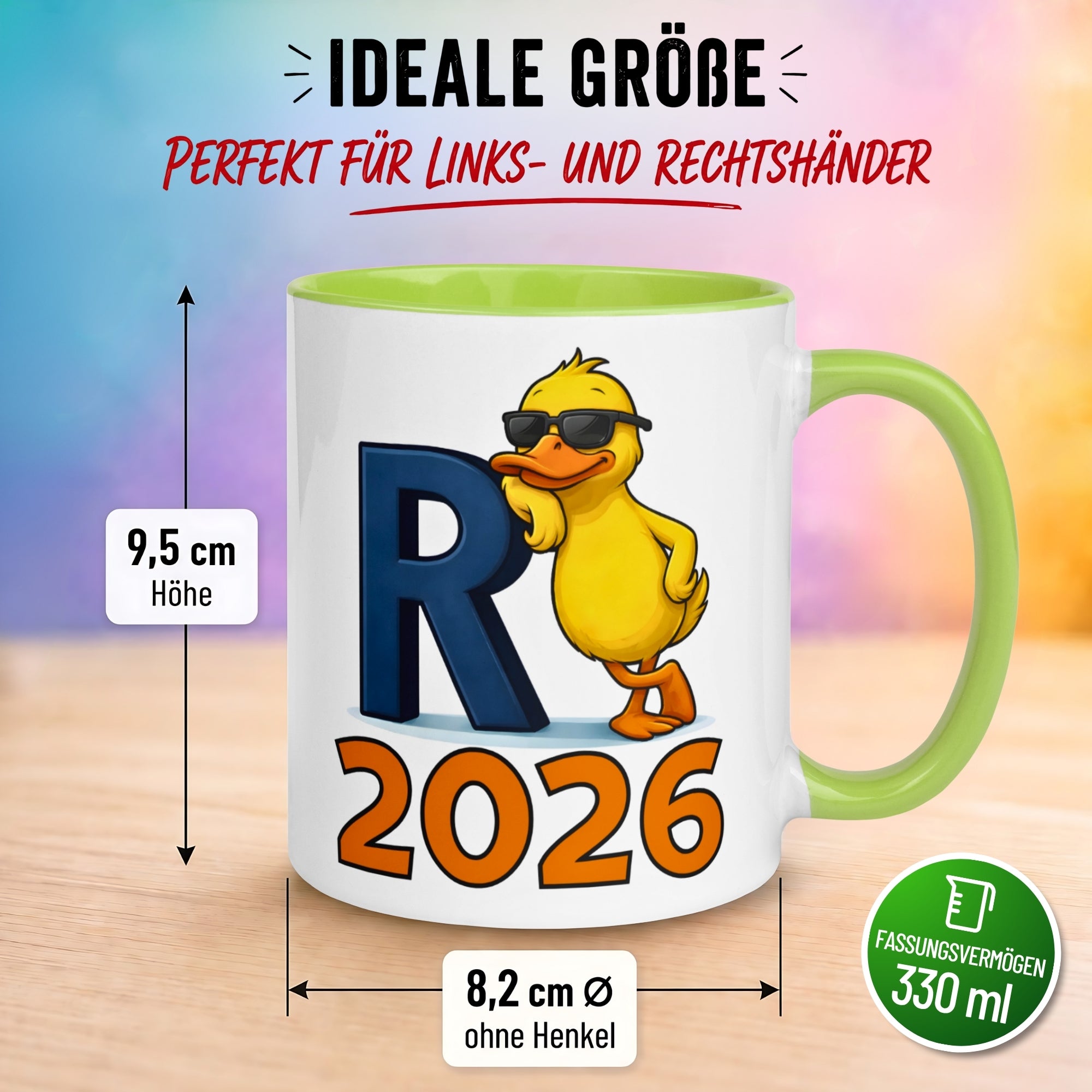 Tasse Rente – „R steht für Rente“ – Renteneintritt Geschenk Mann Frau