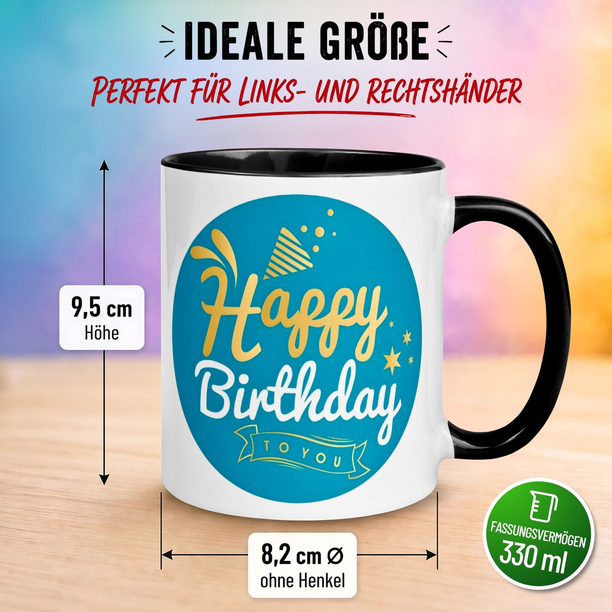 Tasse Geburtstag – „Happy Birthday to You“ – Geburtstagstasse Mann Frau