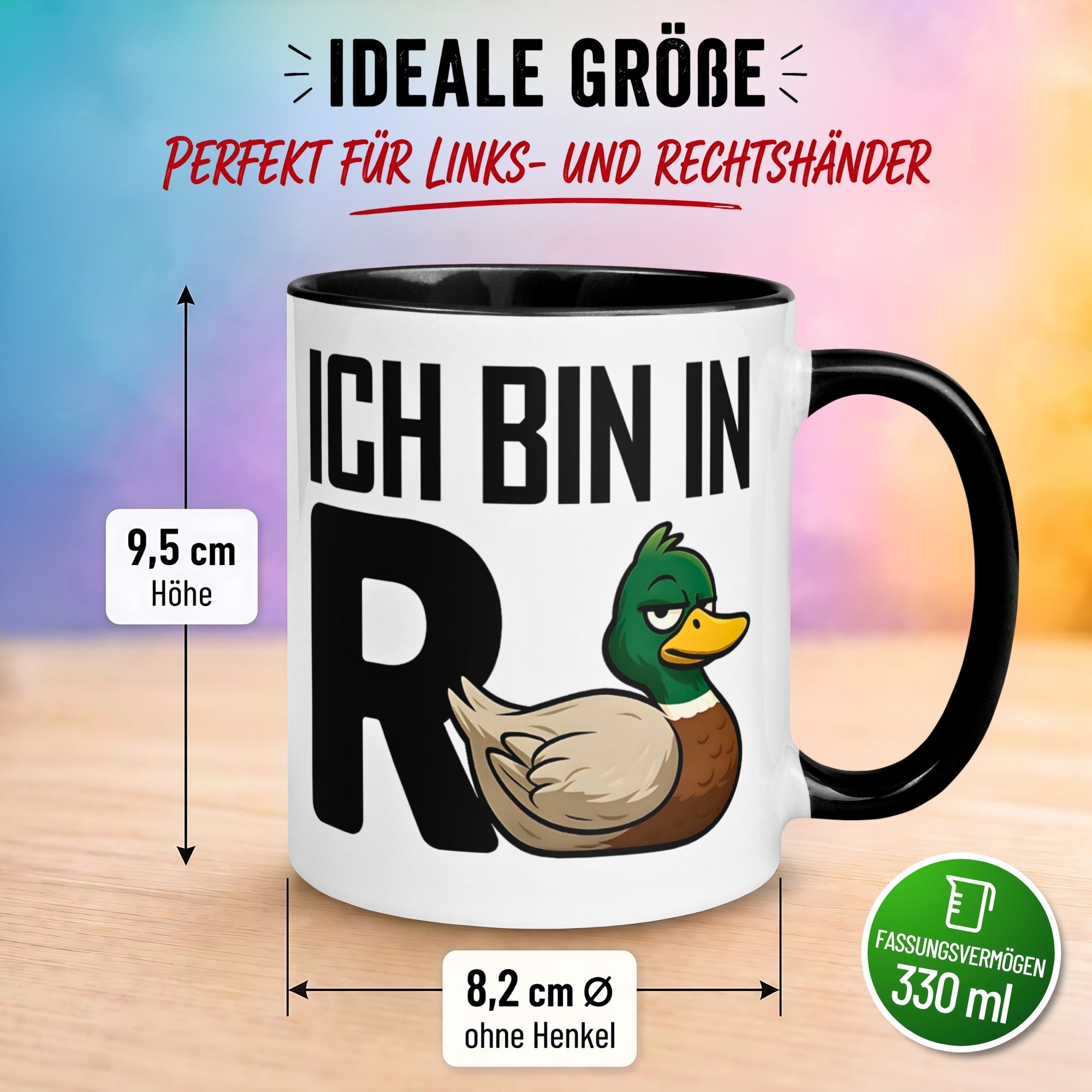 Tasse Rente – „Ich bin in R-Ente“ – Geschenke Becher zum Renteneintritt