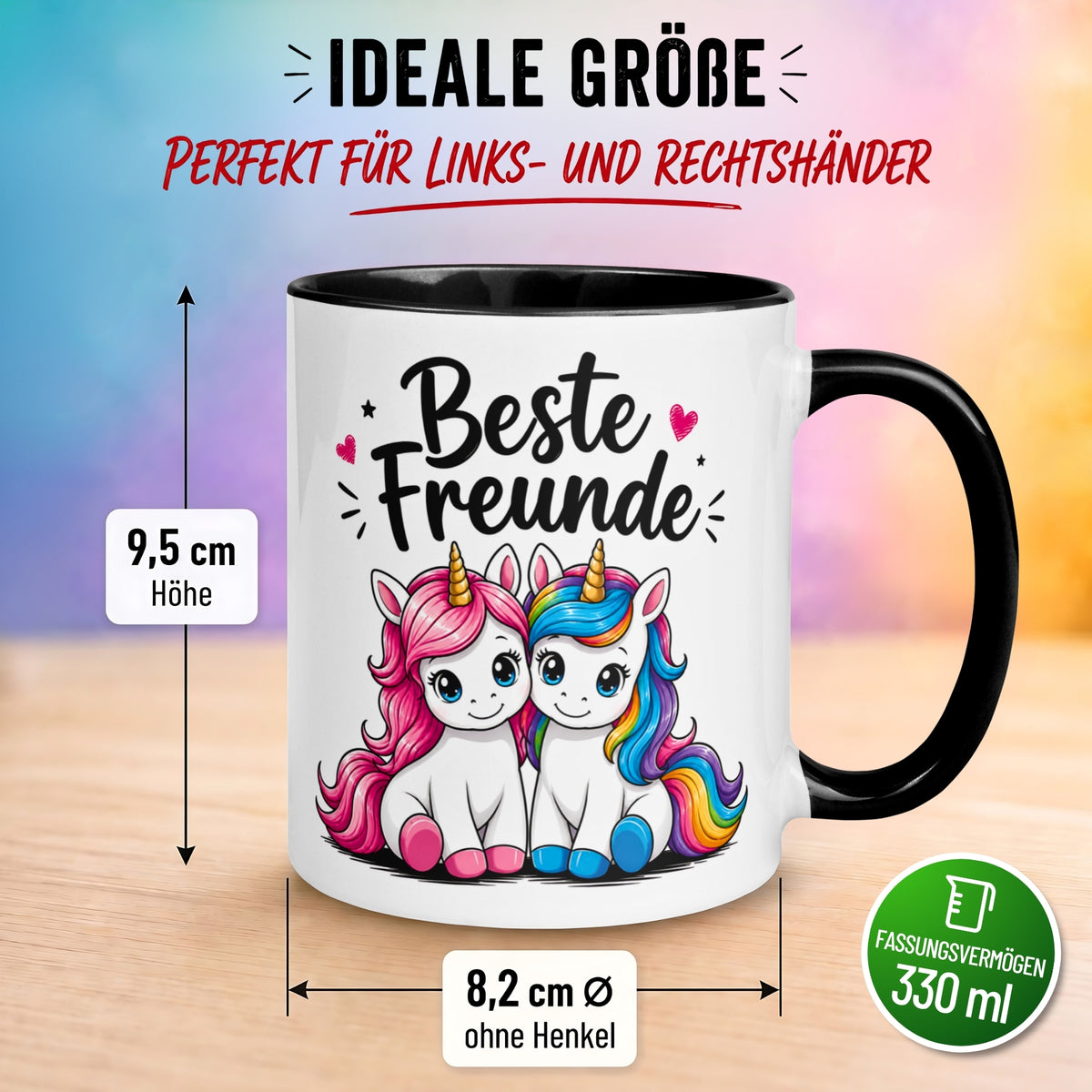 Tasse Freundschaft – „Besties Forever“ – Geschenk Bester Freund Beste Freundin