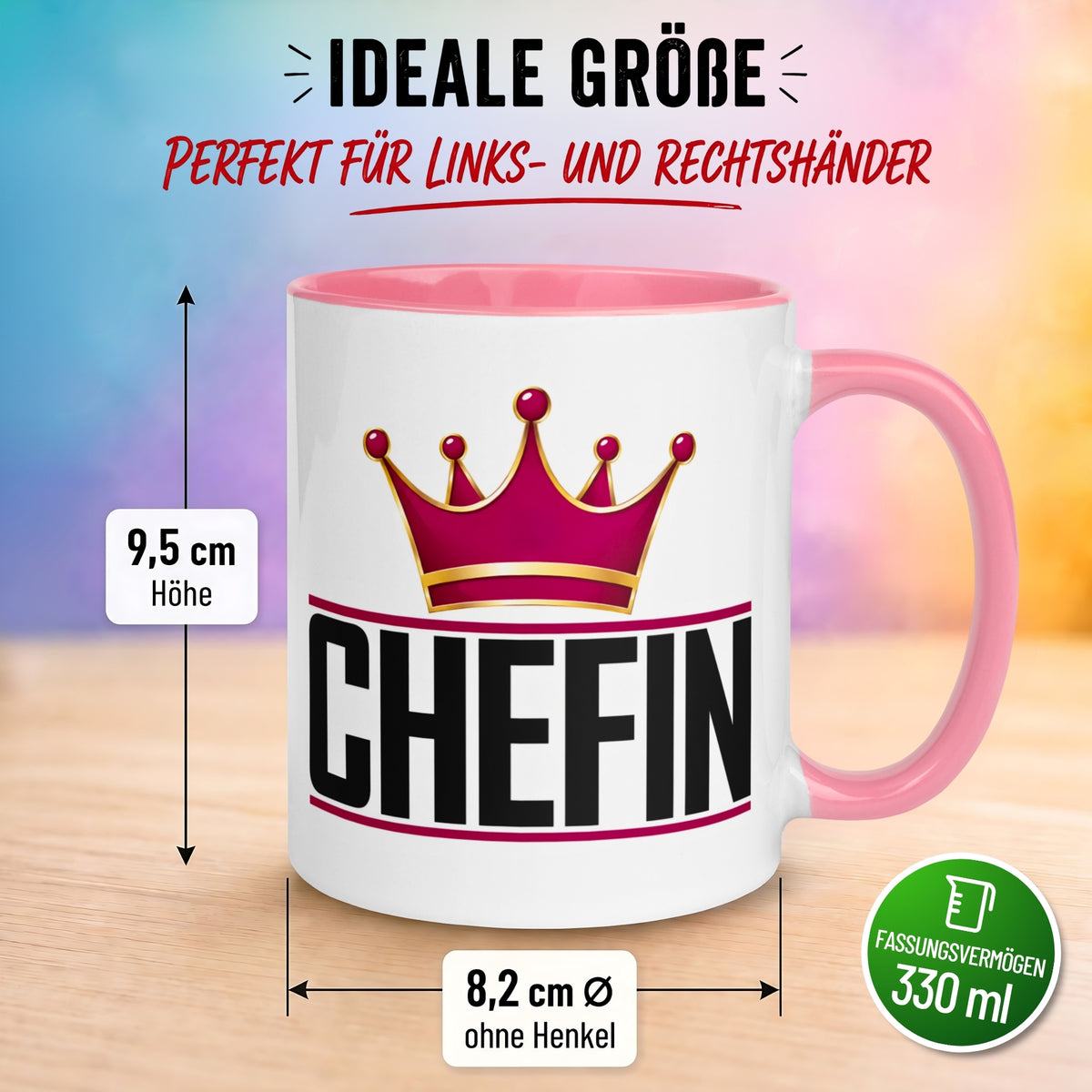 Tasse Chefin – „Die Legende über die Alle reden“ – Abschiedsgeschenk Chefin