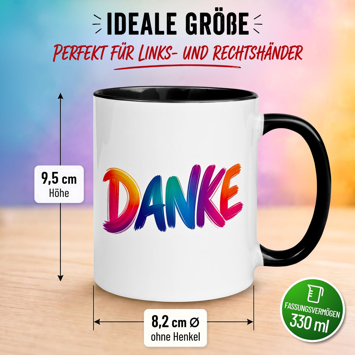 Tasse Danke – „Ein großes DANKE“ – Dankeschön Geschenke Team/Kollegen/Kollegin