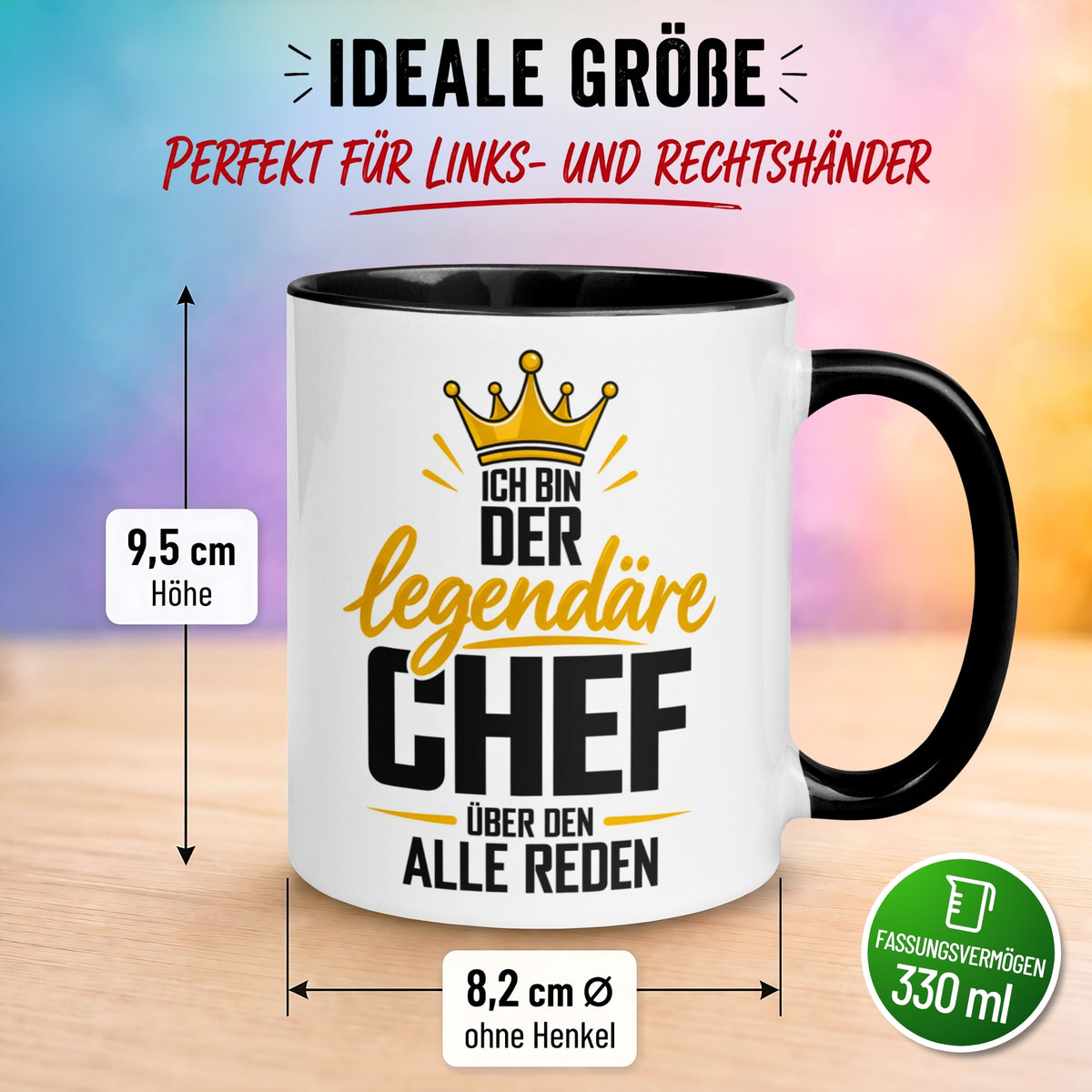 Tasse Chef – „Der Legendäre über den alle reden“ – Geschenk Becher Bester Chef