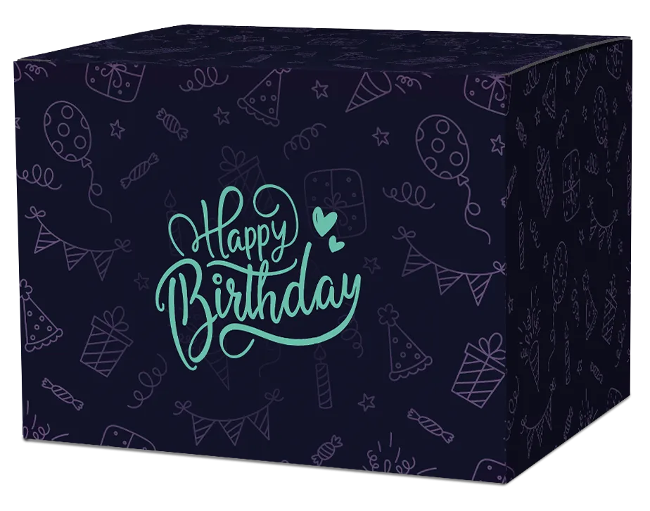 Geschenkbox „Happy Birthday"
