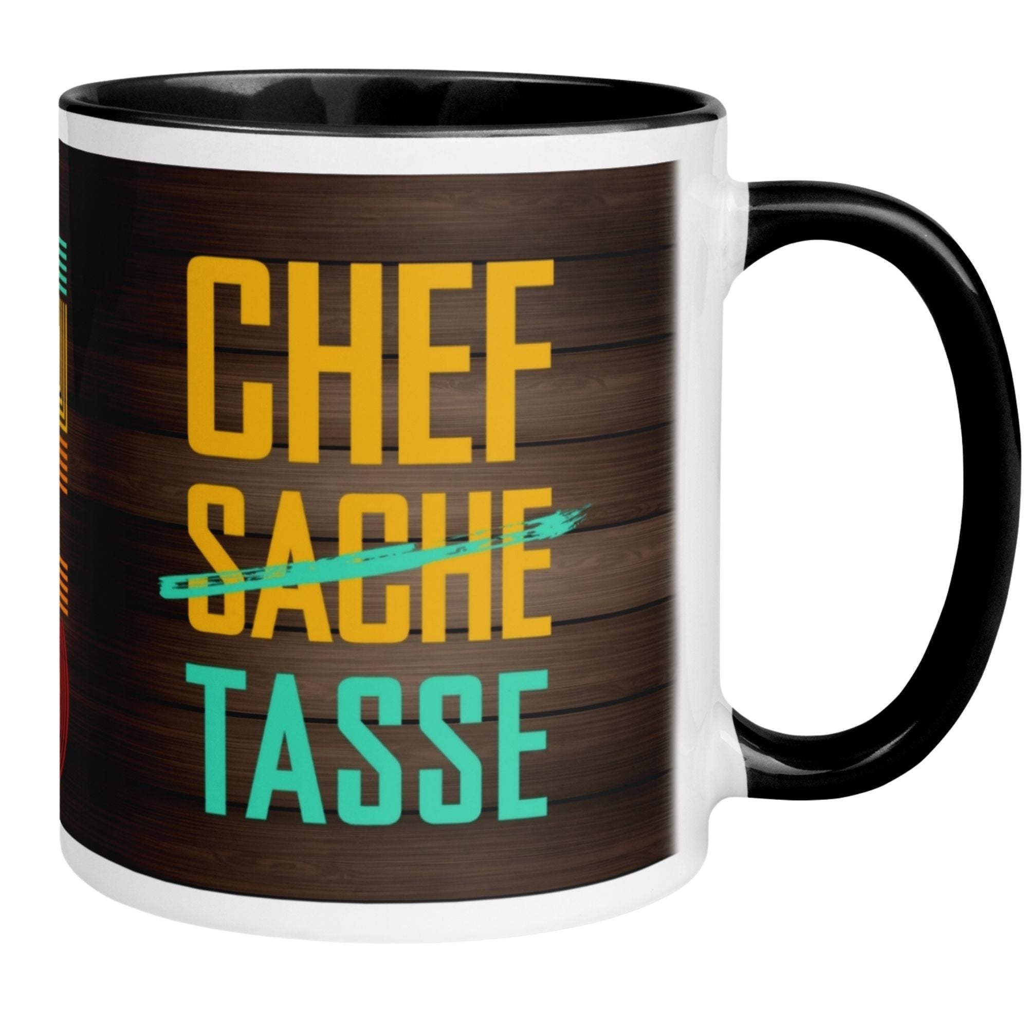 Momentals® Tasse Chef mit Spruch für humorvolle Bürogeschenke und Wertschätzung.