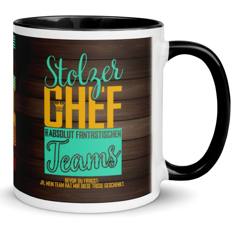 Tasse Chef | Krone & Spruch | Stolzer Chef eines fantastischen Teams