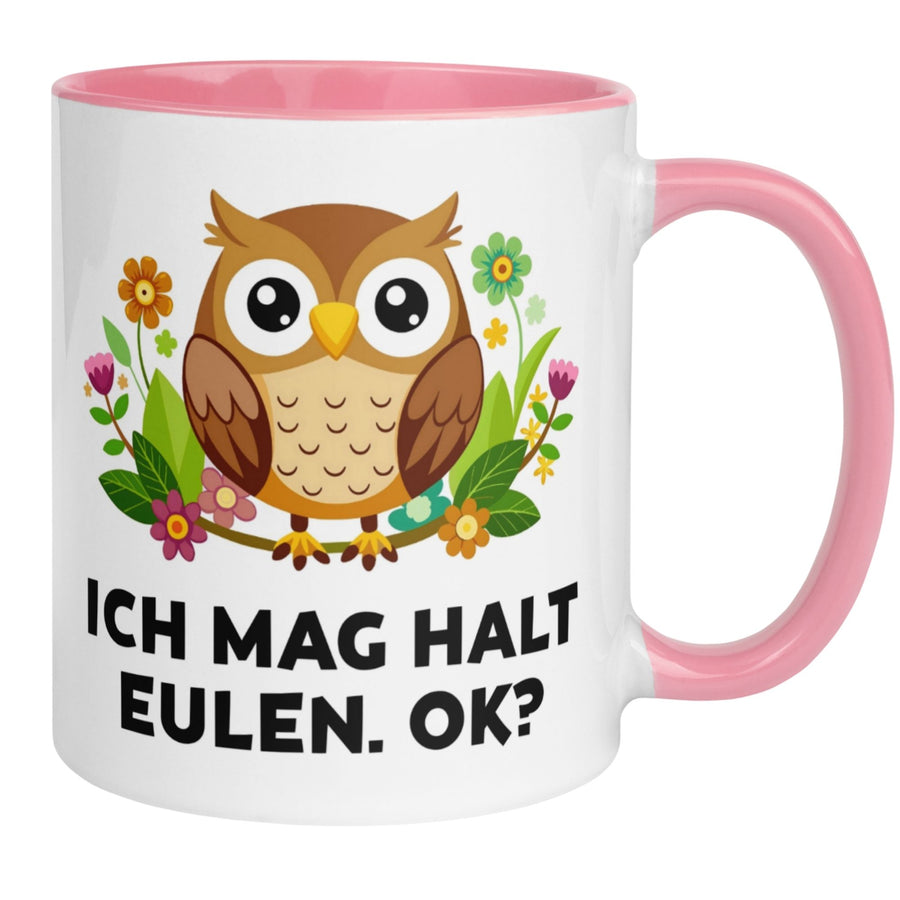 Tasse Eule | Ich mag halt Eulen - OK