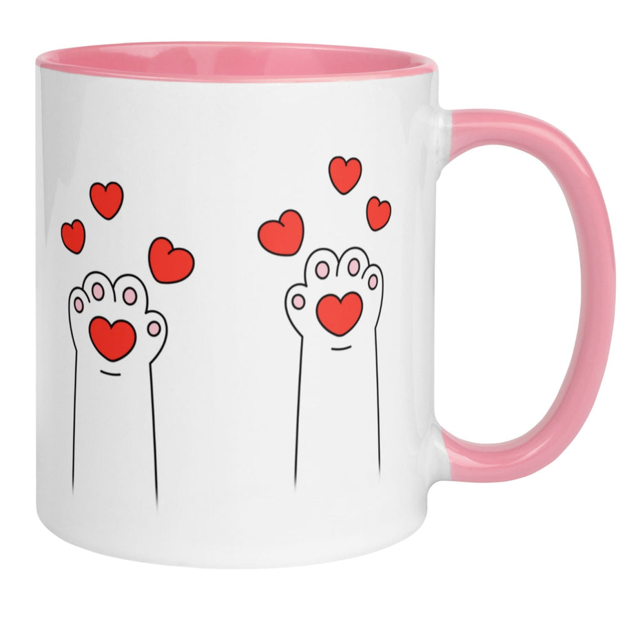 Tasse | Katze & Pfoten | Herz Pfoten
