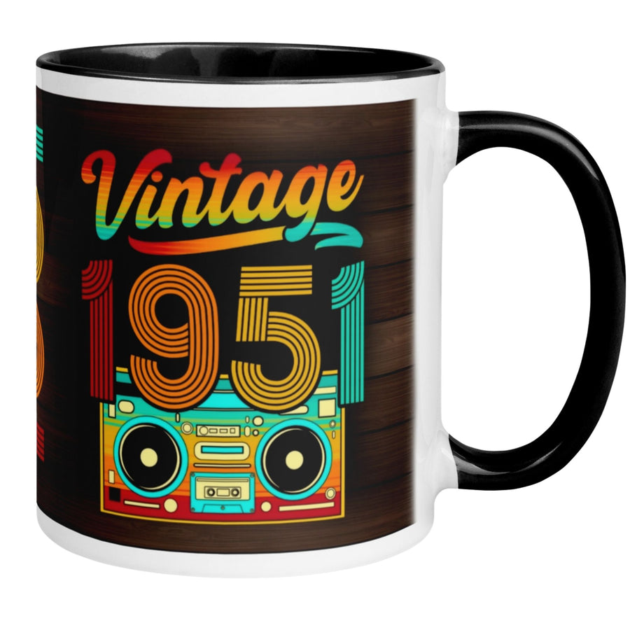 Tasse 74. Geburtstag | Retro & Zahl | Vintage 1951